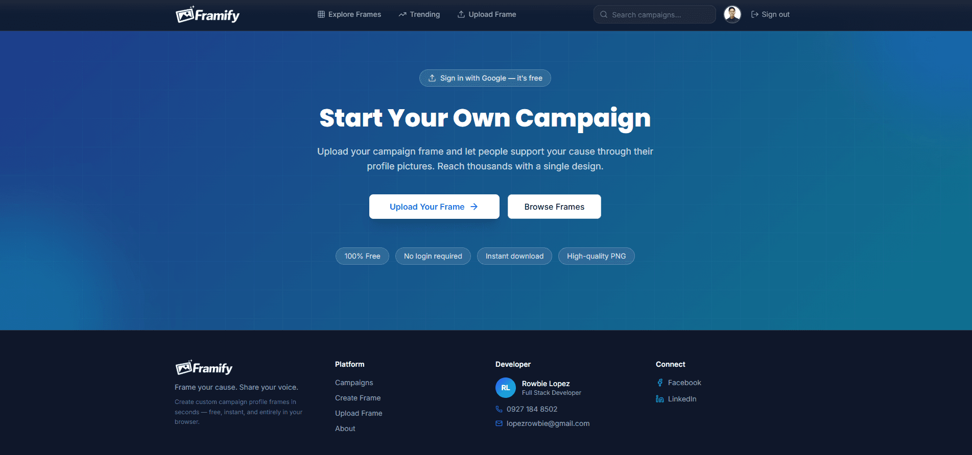 Framify screenshot 4